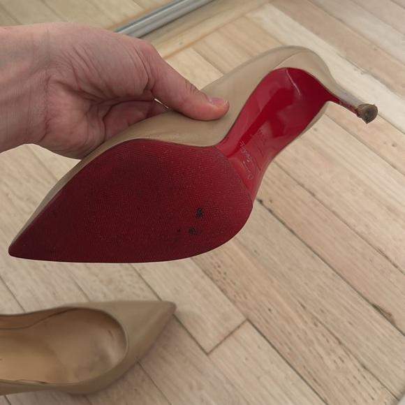 Christian Louboutin Pigalle Folloes 100 Blush 9.5B - Picture 6 of 8